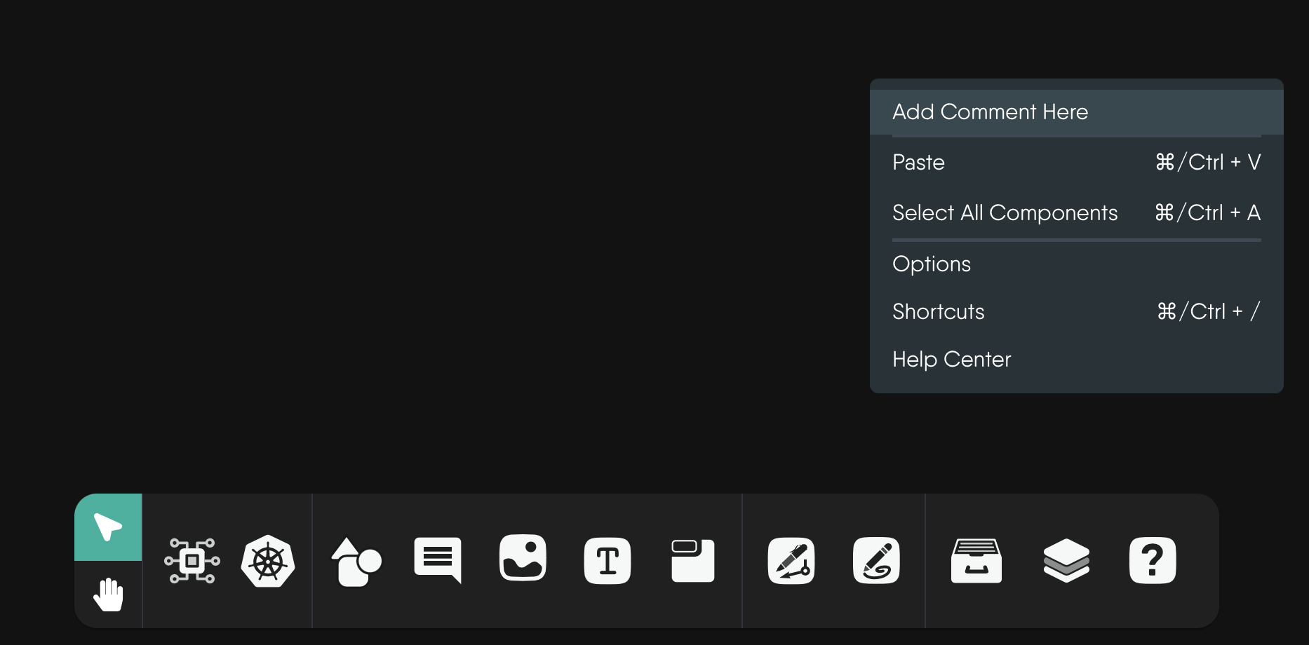 Comment by context-clicking on your design