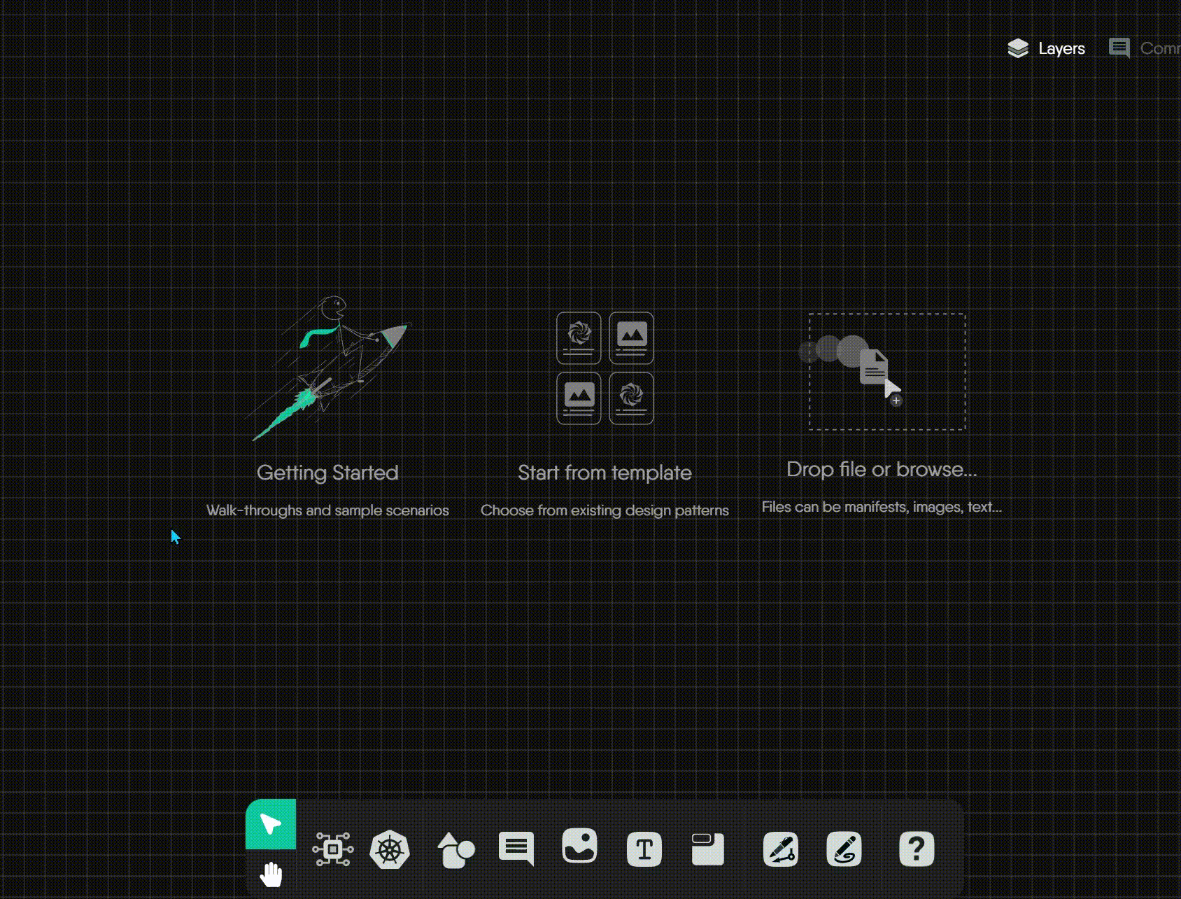 Example of using integrated components in Kanvas